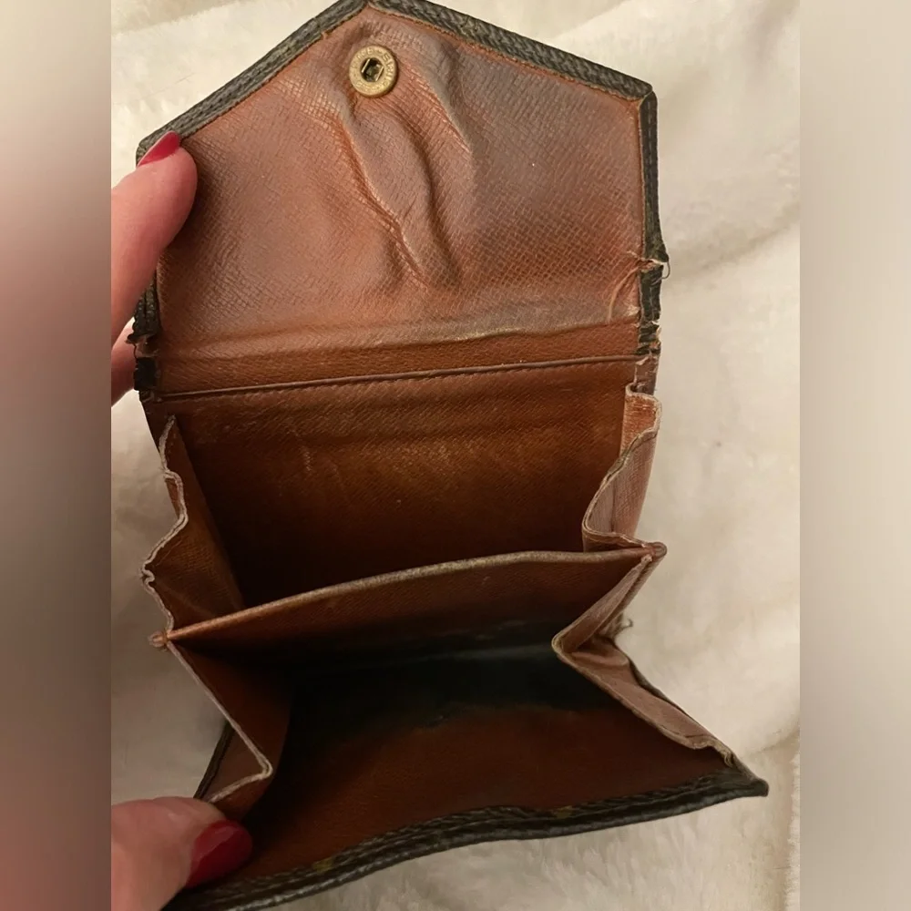 Vintage LOUIS VUITTON LV Monogram Brown Elise Men’s Wallet